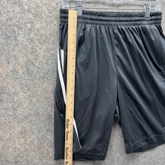 Adidas Shorts Men Large Black White Athletic Basketball Training Gym Trefoil - Picture 7 of 14